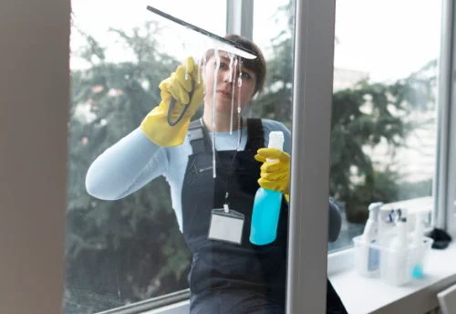 Nettoyage de vitres intérieures et extérieures à Plouisy